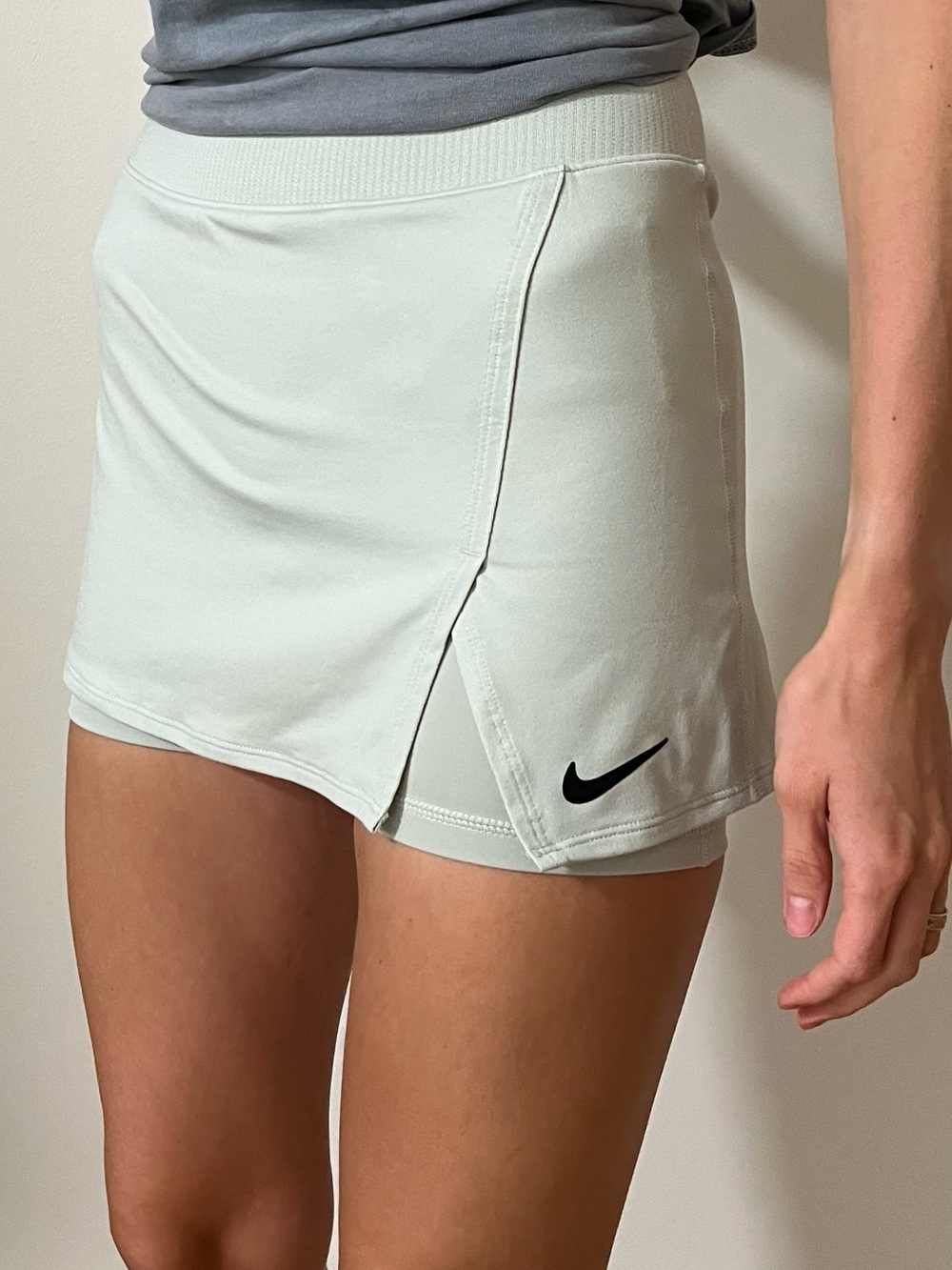 Nike Light Mint Athletic Skort with Built-In Short, Women’s XS